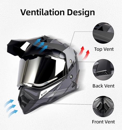 Orthrus Dual Sport Adventure Helmet