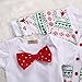 HOTONE Newborn Baby Girl Boy Snowflake Coat+Romper Playsuit Christmas Outfits Clothes (0-3 Months, White)