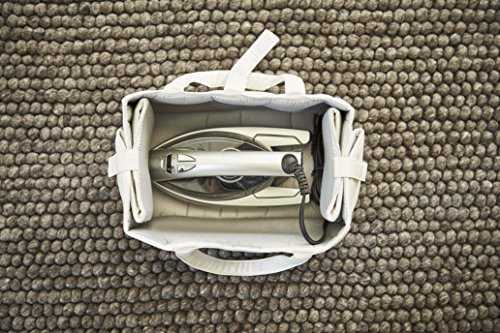 YAMAZAKI home Tower 2-in-1 Ironing Mat and Bag WH Space saving One Size White - Image 3