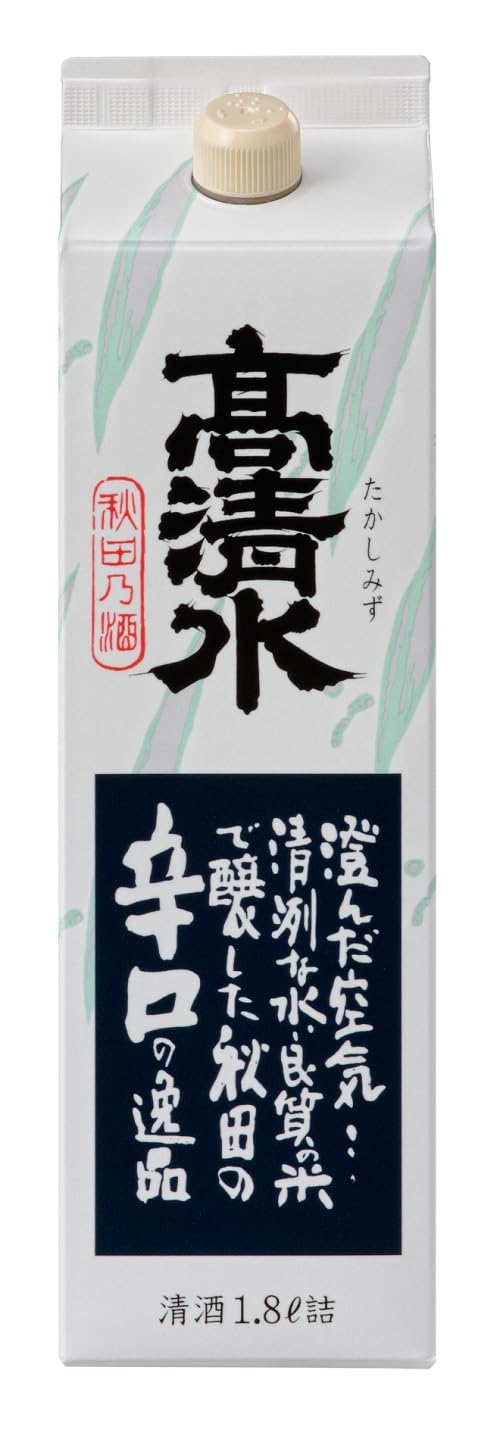 秋田酒類製造 高清水 辛口パック [ 日本酒 秋田県 1800ml ]