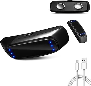 Anti Snoring Devices, Pulse Feedback, Snore Stopper Chin Mounted, 6 Adjustable Modes, Portable Snoring Relief for Home Travel