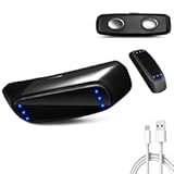 Anti Snoring Devices&comma; Pulse Feedback&comma; Snore Stopper Chin Mounted&comma; 6 Adjustable Modes&comma; Portable Snoring Relief for Home Travel