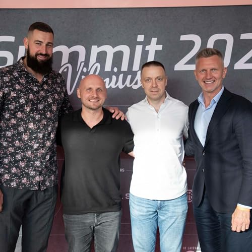B8 Summit 2025 Vilnius: ROUND-TABLE DISKUSIJA (LT) - J.Valanciunas, P.Motiejunas, T.Okmanas, R.Kaukenas Podcast Por arte de portada