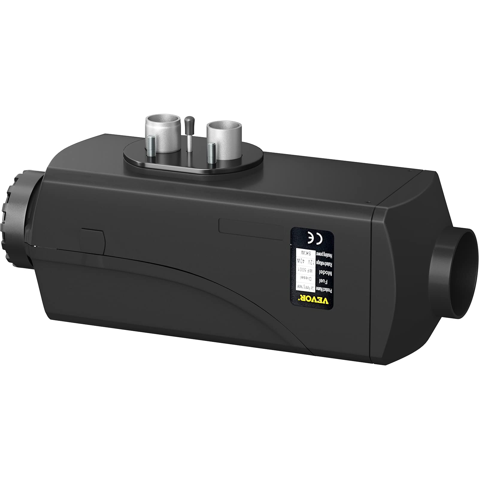 VEVOR 5KW 12V diesel parco riscaldatore con display digitale LCD, kit di riscaldamento diesel parco aria con silenziatore per camion a bordo