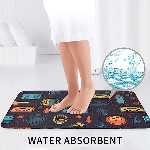 Tapis de bain antidérapants microfibre absorbant OUSIKA