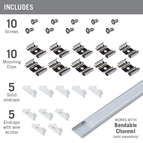 Image of Armacost Lighting Bendable LED Tape Light Accessory Pack - White, 960003