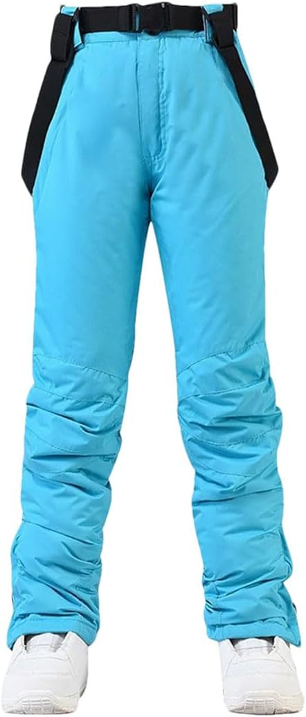 Women Ski Pants Outdoor Sports Suspenders Trousers Windproof Warm Winter Snow Sports Windproof Skiing Trousers