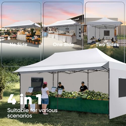 Quictent 10x20 Heavy Duty Pop Up Canopy