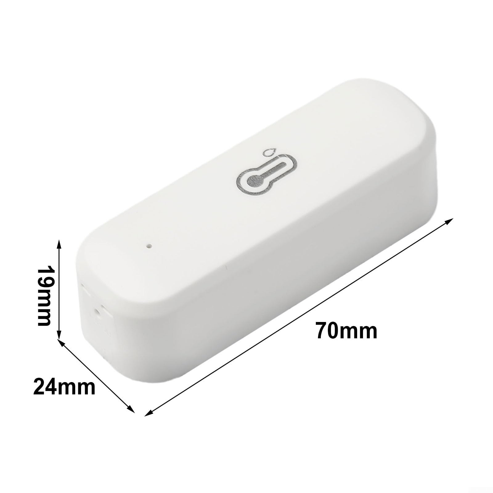 Moniteur intelligent de température et d'humidité, 4 pièces pour capteur de thermomètre hygromètre Zigbee, avec notification d'application à distance, pour la maison, la serre
