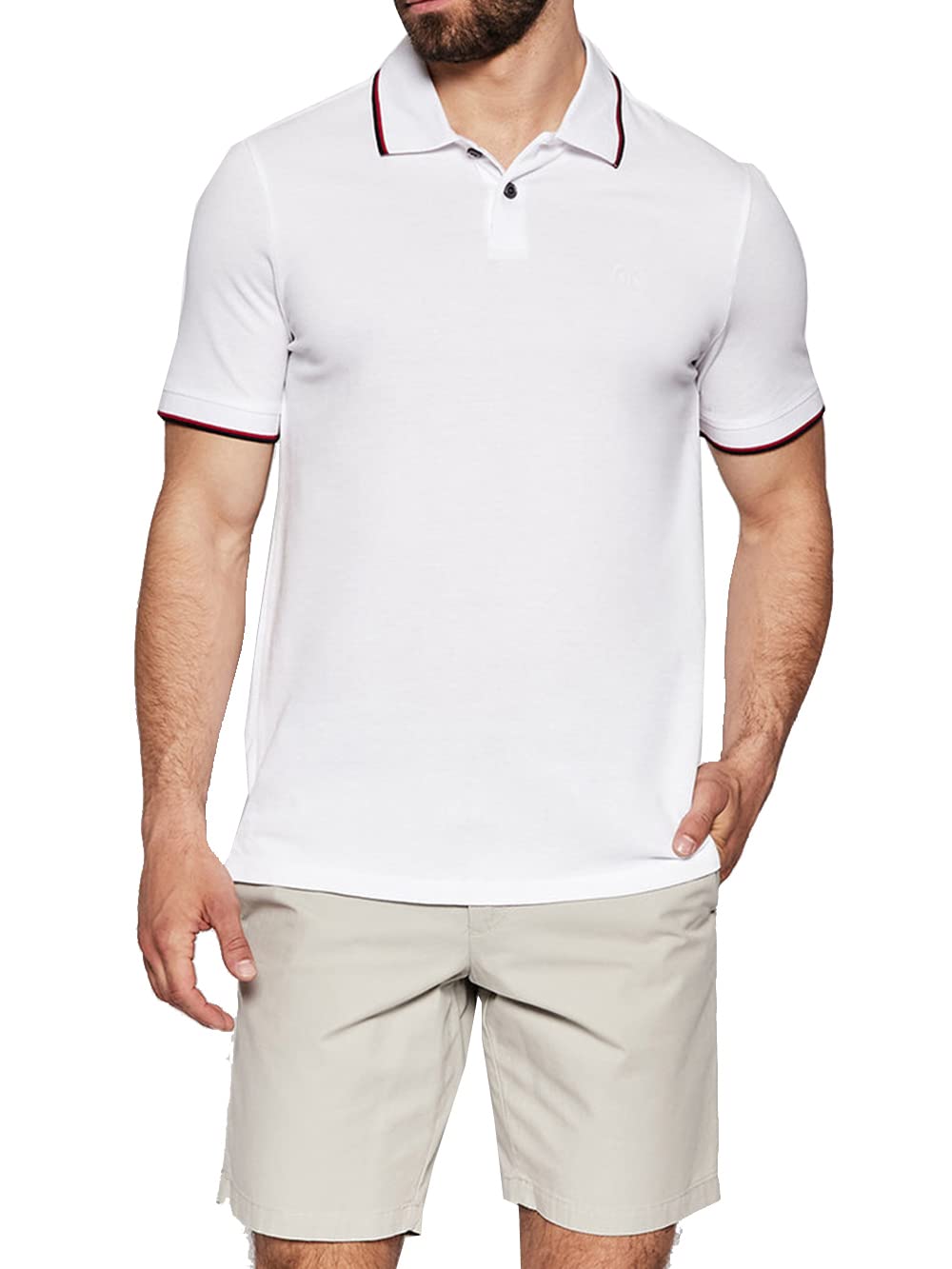 A｜X ARMANI EXCHANGEMen's Short Sleeve Jersey Knit Polo