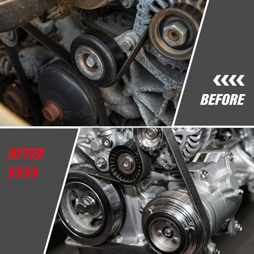 Kit de correa serpentina CRV 2012-2014 2.4L que elimina ruidos del motor y fallos de transmisión 4