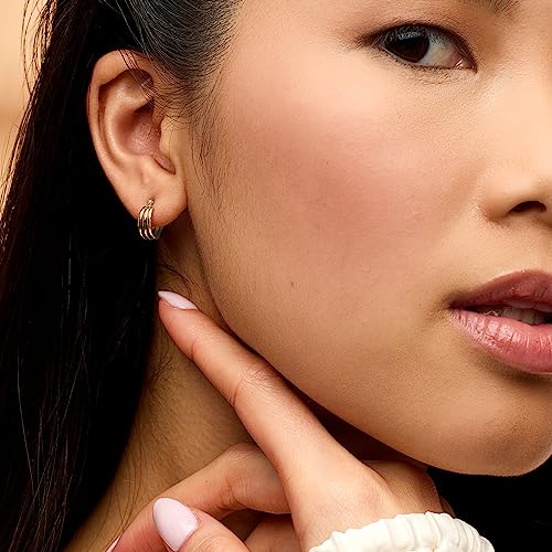 Pure Collection by Ross-Simons 14kt Yellow Gold 3-Row Huggie Hoop Earrings3