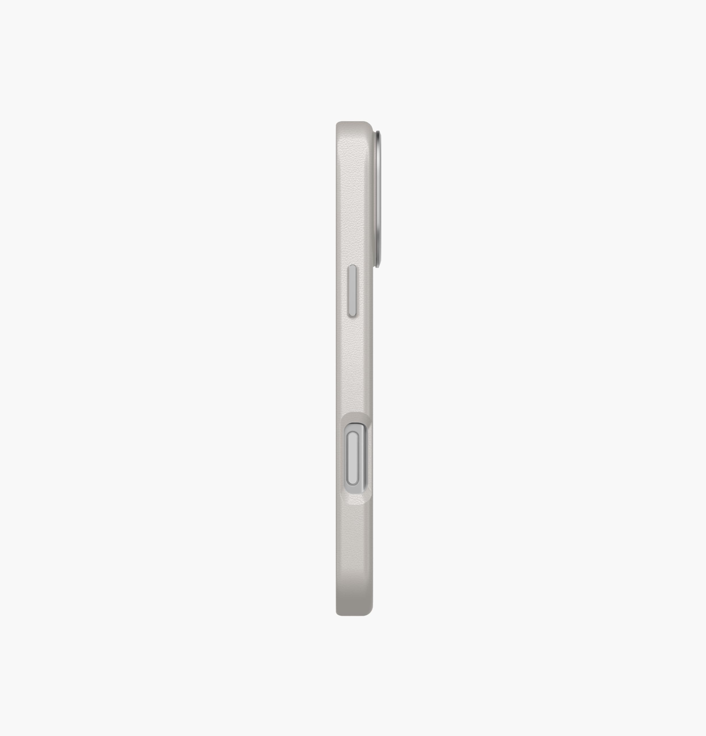 UNIQ Lyden - Funda protectora para iPhone 17 Pro Max (arcilla) de piel sintética de alta calidad, color sólido