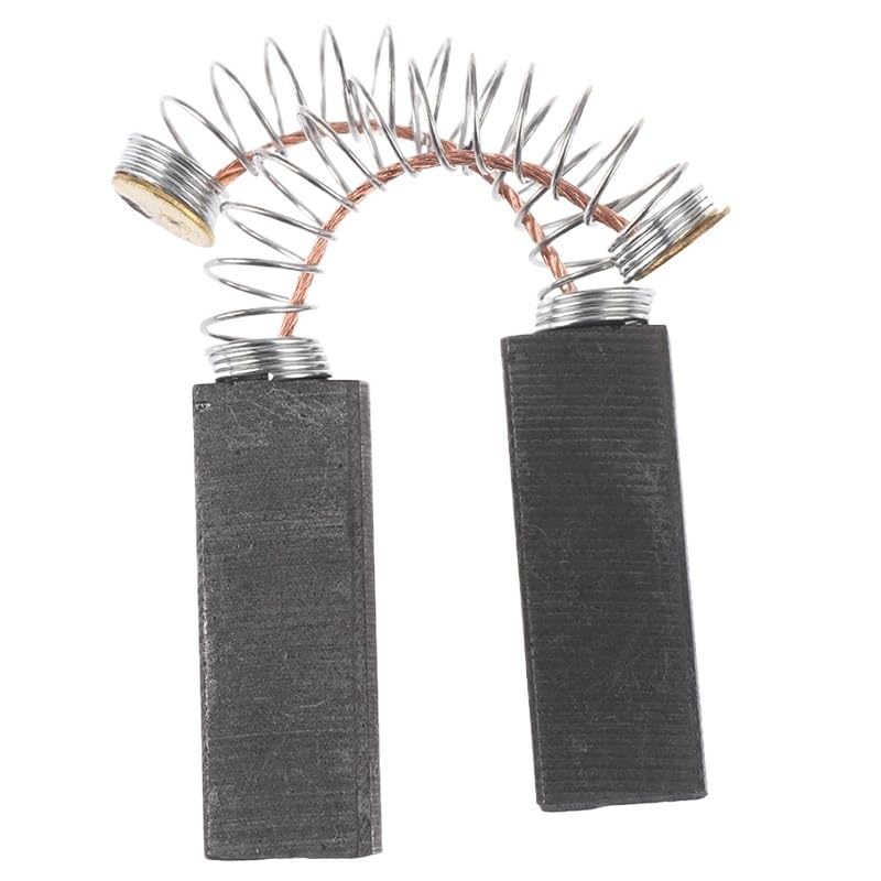 Set di 2 spazzole in carbonio per motore, 32 x 11 x 6 mm, per utensili elettrici e accessori per macinare