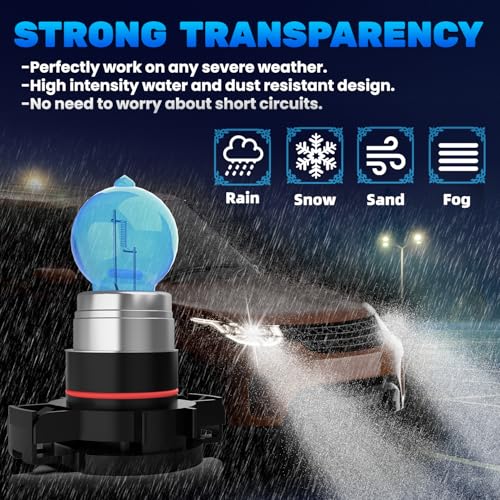 Image of Fog lights Fit For GMC Canyon 2015-2020 Halogen Headlight Bulbs,h16 /5202 Fog Lights Bright Lights Combo,Plug & Play,Pack of 2 (GMC Canyon 2015-2020 Halogen Fog Lights)