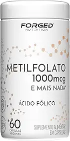 Metilfolato 1000mcg – Ácido Fólico Ativo – 60 Cápsulas - Forged Nutrition