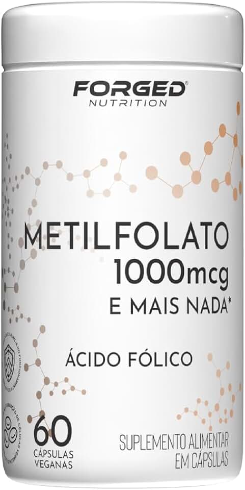 Metilfolato 1000mcg – Ácido Fólico Ativo – 60 Cápsulas - Forged Nutrition