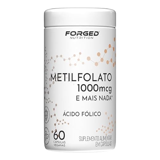 Metilfolato 1000mcg – Ácido Fólico Ativo – 60 Cápsulas - Forged Nutrition