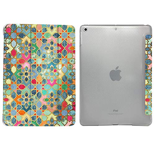Image of DuraSafe Cases for iPad Mini 7.9 Inch 3rd 2nd 1st Gen [ Mini 3 Mini 2 Mini 1 ] A1599 A1489 A1432 A1599 A1489 A1432 MGYE2HN /A Smart Adjustable Stand Feature Printed Sleek Design Flip Case - Damask