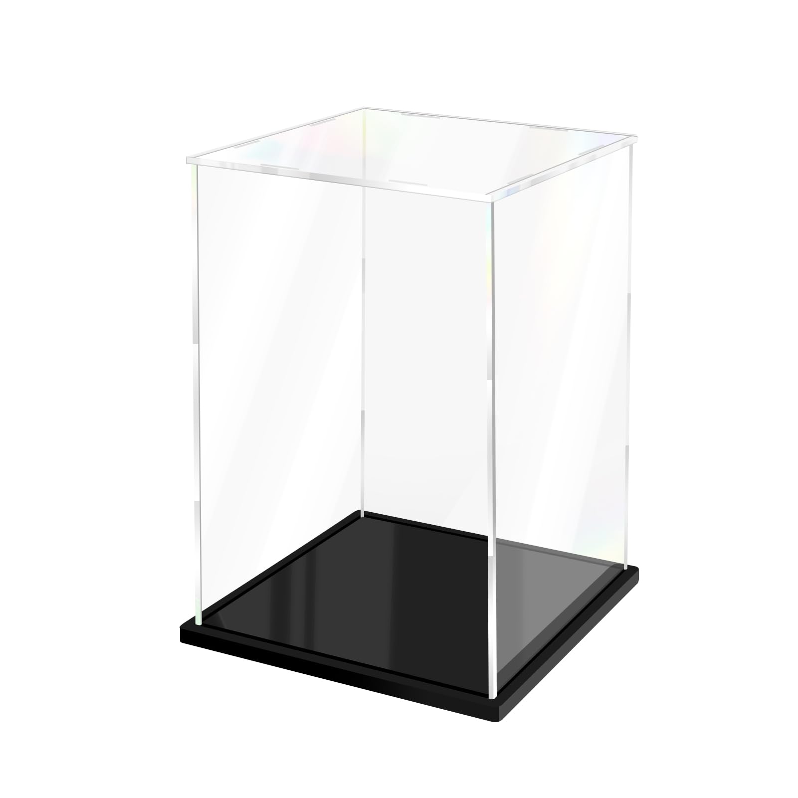 Acrylic Display Case for Lego Collectibles, Clear Glass Box 8x8x12in