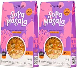 Kit 2X: Sopa Masala Holysoup 140g