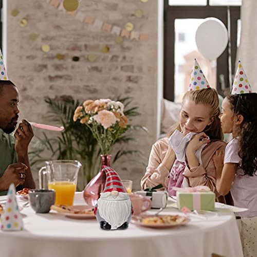 Gnome Ceramica Pote de Biscoitos Doces Decorativos de Natal Jar Recipiente De Armazenamento De Alime