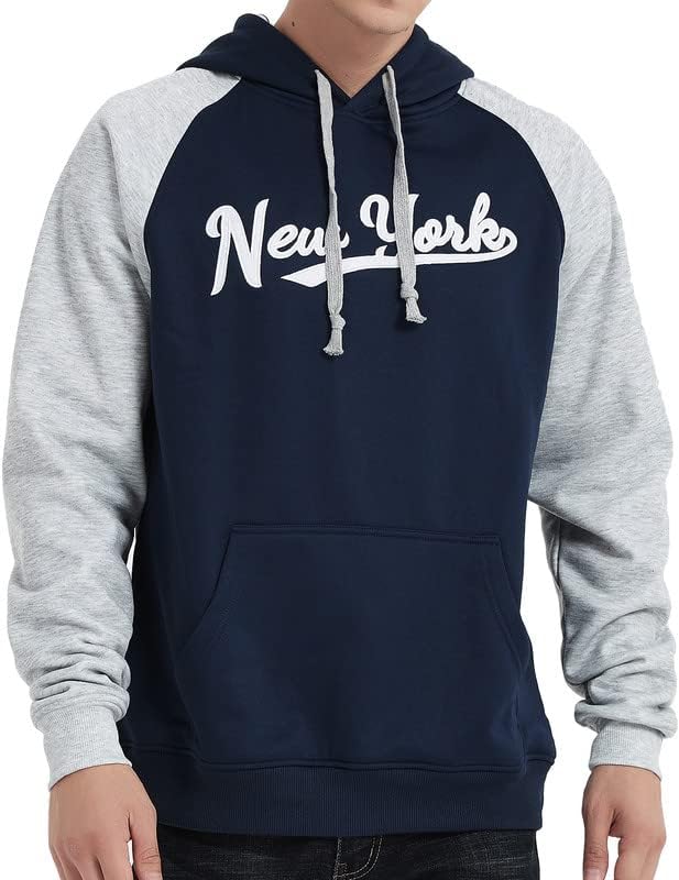 DELUSPTOMAY Mens Baseball Team Embroidery Hooded Sweatshirt Casual Hoodie2