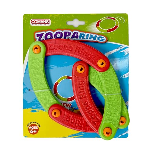 Comansi ZoopaRing Water Set Include 1 Bumerán de Espuma que Lanza y Retorna, Fácil y Seguro para Usar en Exteriores e Interiores miniatura 1