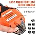 Electric Crimping Tool and Electric Wire Crimper for Heat Shrink, Terminal, and Micro Crimping Tool Kit with Pre-insulated, Tubular, Non Insulated Connectors