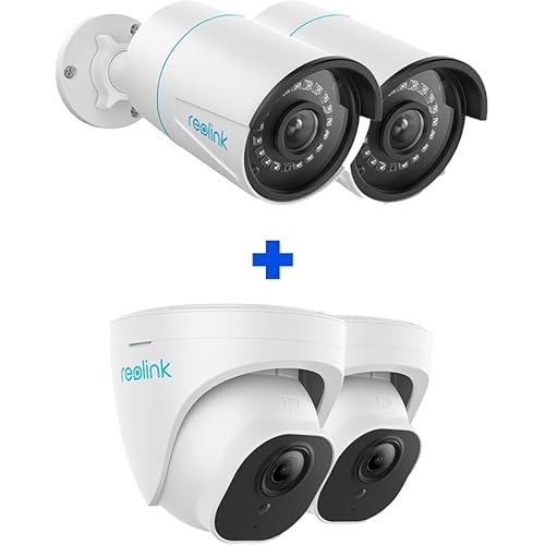 REOLINK 4-Pack PoE Outdoor 5MP Cameras Bundle
