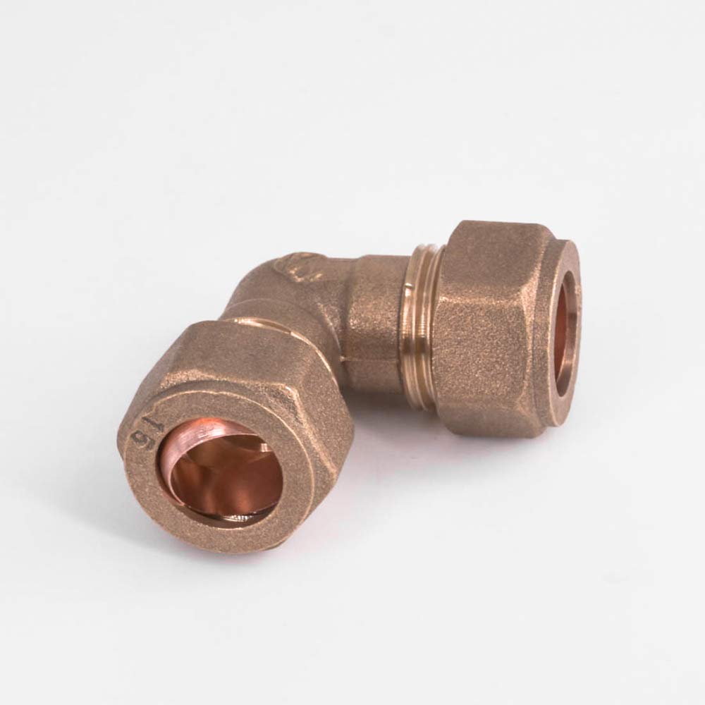 Pipe Fitting Fit Tube OD 15mm-35mm Brass Compression Elbow Junction Union Joint Coupling Connector Adapters Water Gas Fuel(35mm) Brass Hose