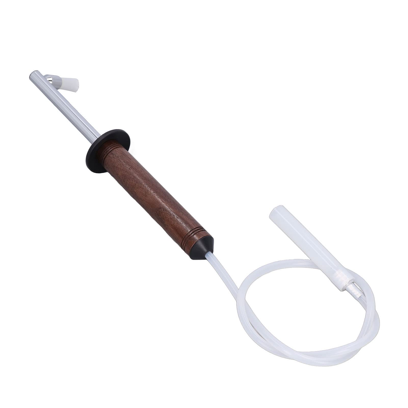 Cepillo de Limpieza para Máquina de café a con Nogal, Cabezal Nailon Desmontable y Protector Térmico para Mantenimiento, Kit Herramientas Barista