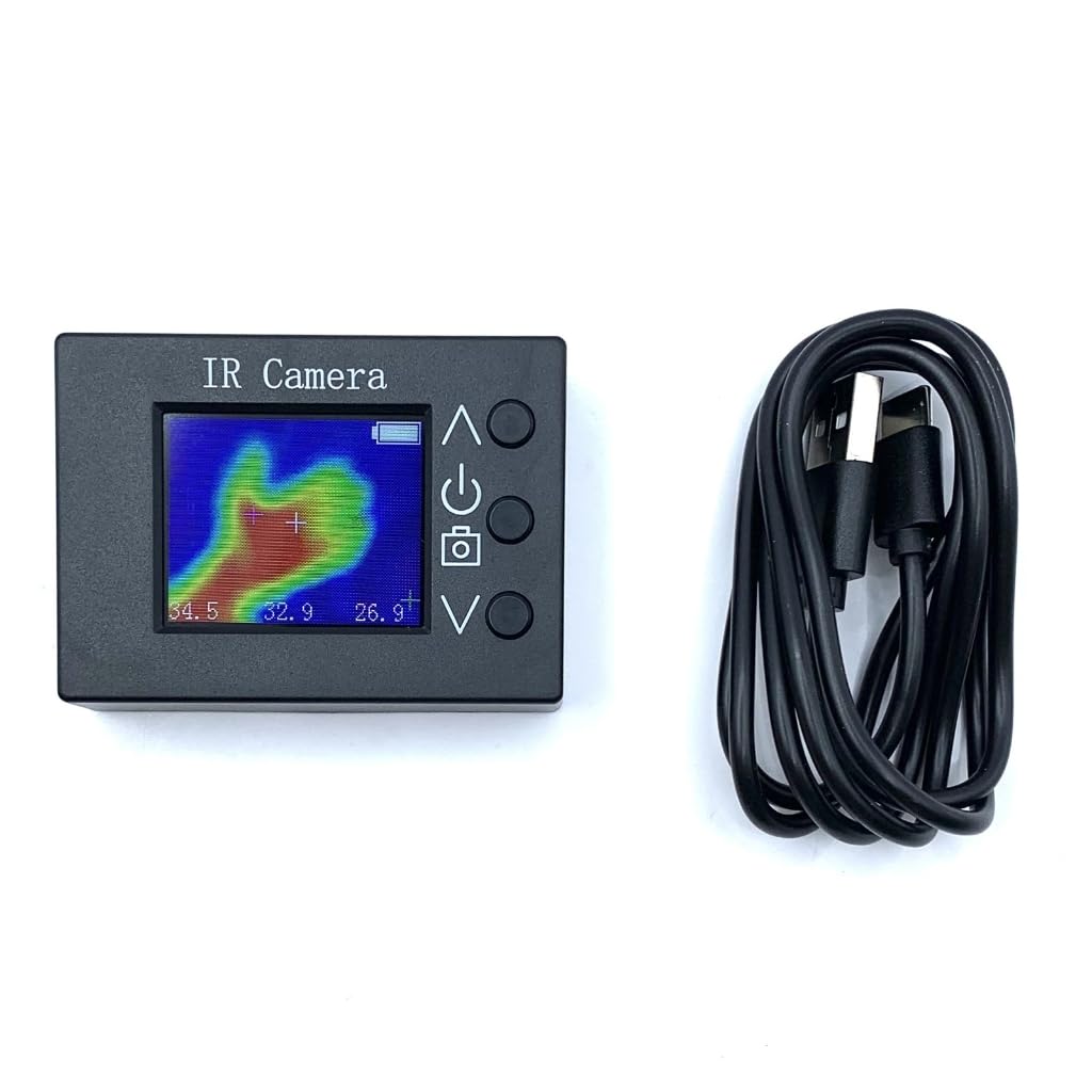 Cámara ergonómica de imagen térmica con sensores ultrarizados de 32 x 24 y frecuencia de actualización de 8 Hz