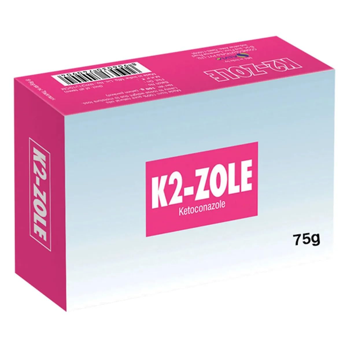 K2 Zole 2% - Pack of 75g Soap with Ketoconazole