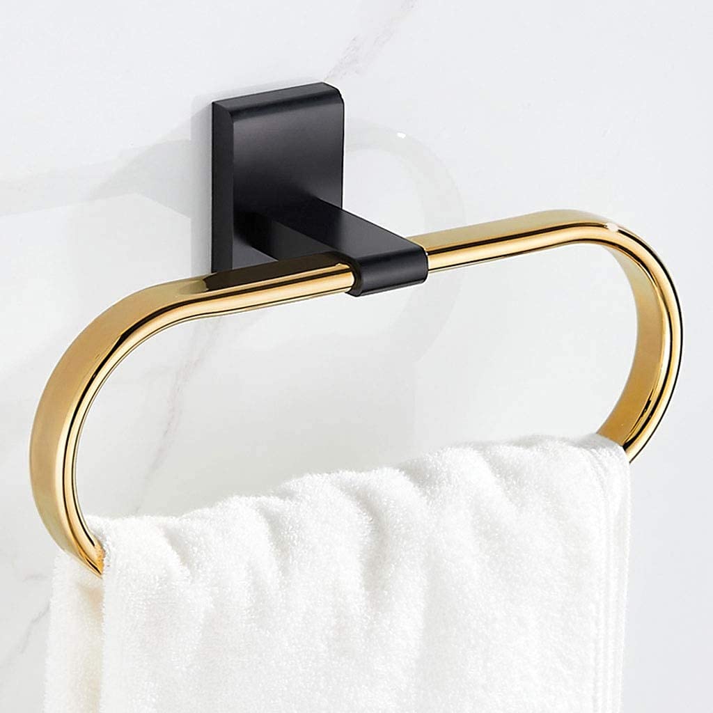 Toalleros de Baño Pared Toallero Toallero De Cobre, Anillo para Toallas, Toallero Montado En La Pared, Estante para El Hogar, Hotel, Accesorios De Baño, Toallero Toallero Baño