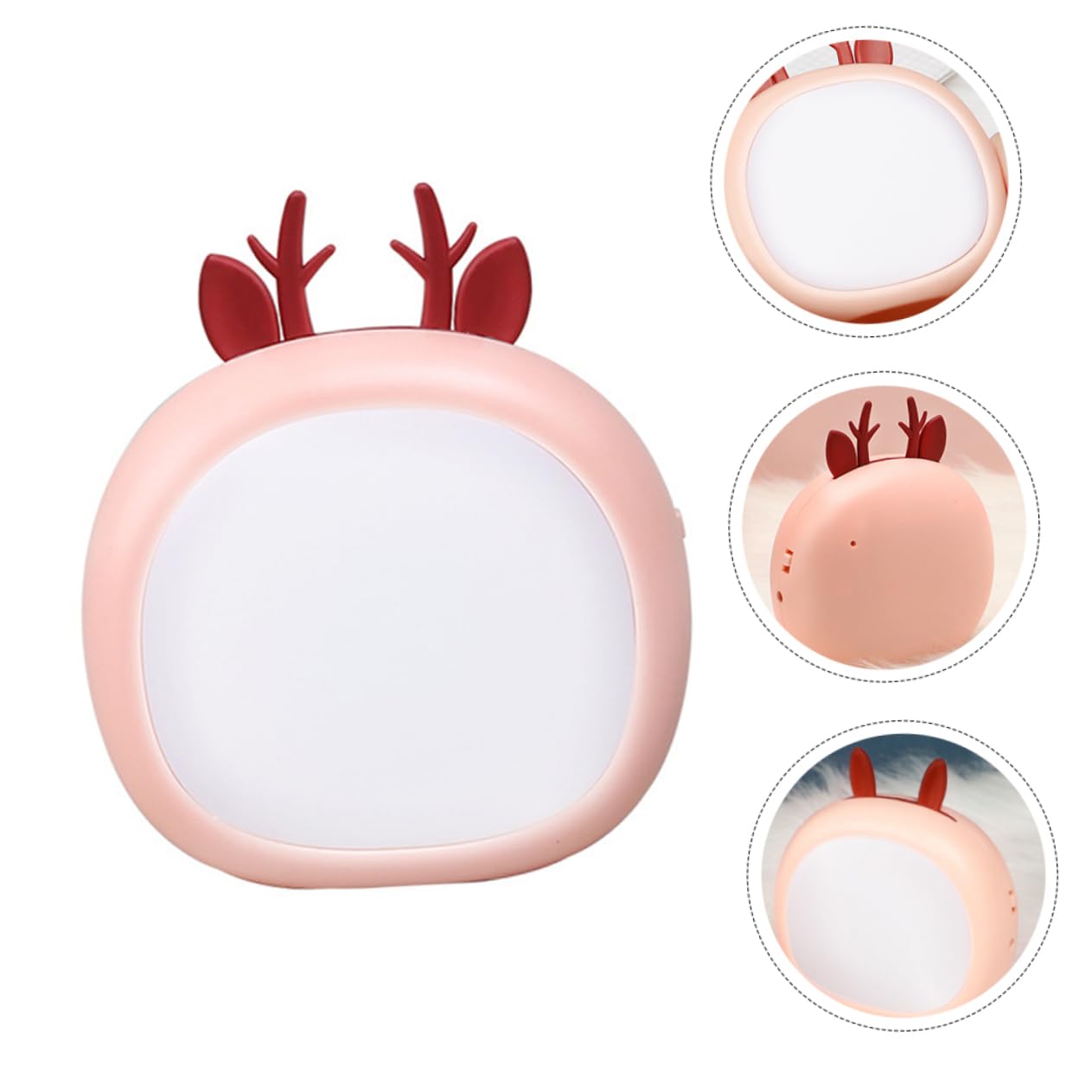 Abaodam Scaldamani Per Scaldamani Elettrico Riscaldato Scaldamani USB Scaldamani Leggero Scaldamani Riscaldante Scaldamani Invernale Scaldamani Ricaricabile Plastica Rosa
