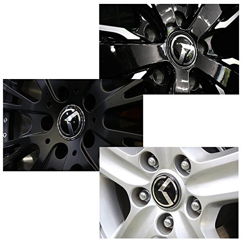 Lightkorea 60Mm 4Pcs 3D K Logo Wheel Center Caps Hub Decal Emblem Sticker Badge For Kia Stinger Niro Rio Sorento Sportage Optima Soul Cerato Forte Carnival Sedona Cadenza K900 Picanto Rondo #TOP3