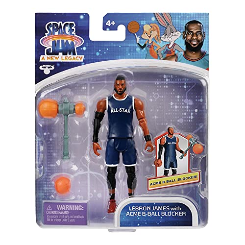 Giochi Preziosi Space Jam – New Legends Lebron James Training, 1 Personaje con Accesorios Personalizados, de la película Space Jam, para niños a Partir de 4 años, PCE05310
