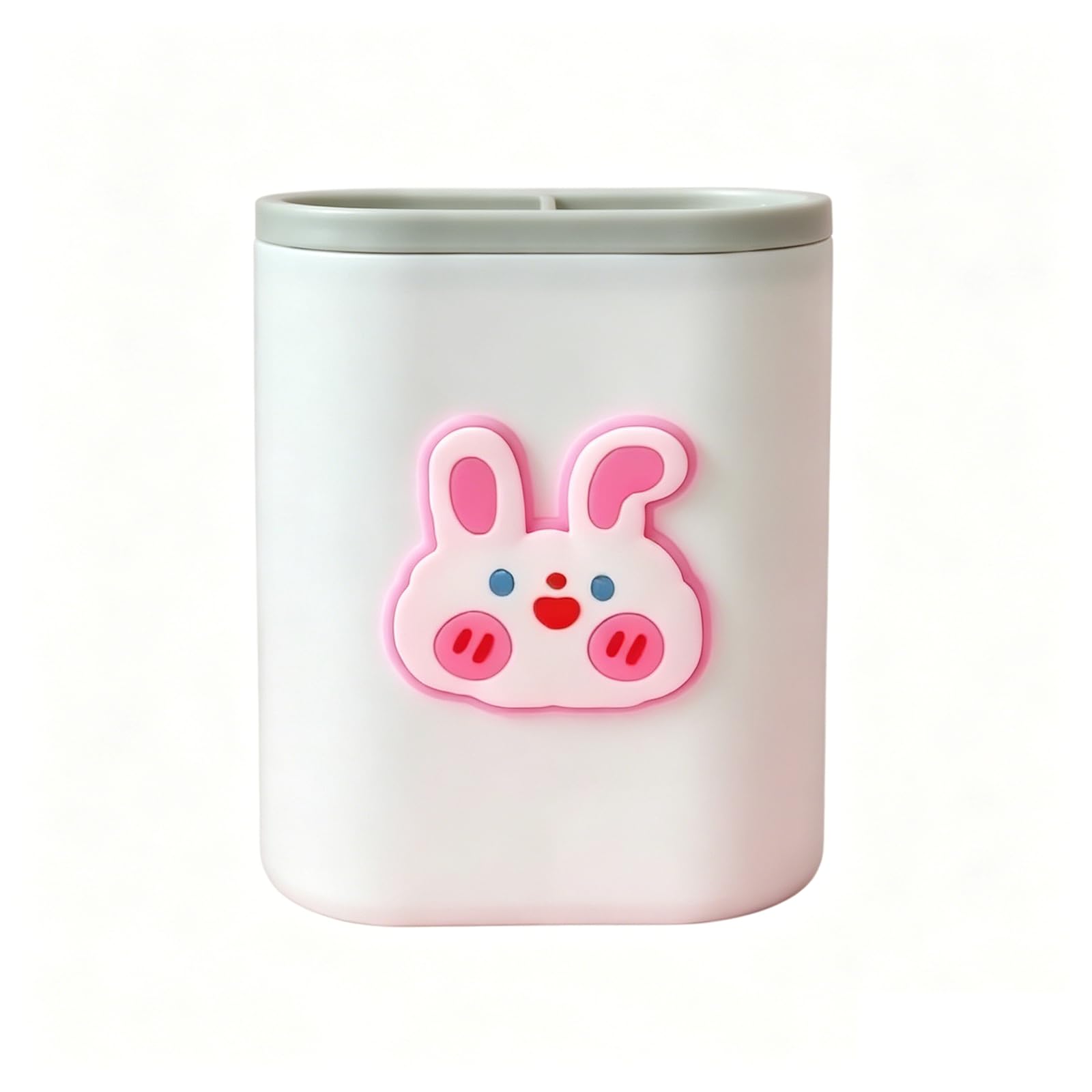 FCOFDRS Cartoon Rabbit Multifunctional Pen Holder,Desktop Organiser for Pen