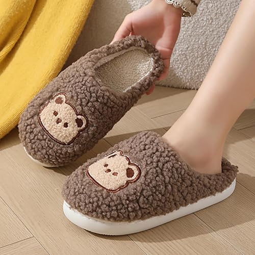 Slippers for Women Comfortable Warm Non Slip Indoor Slippers Cozy Bedroom Shoes Fashion Print Design Winter Shoes4