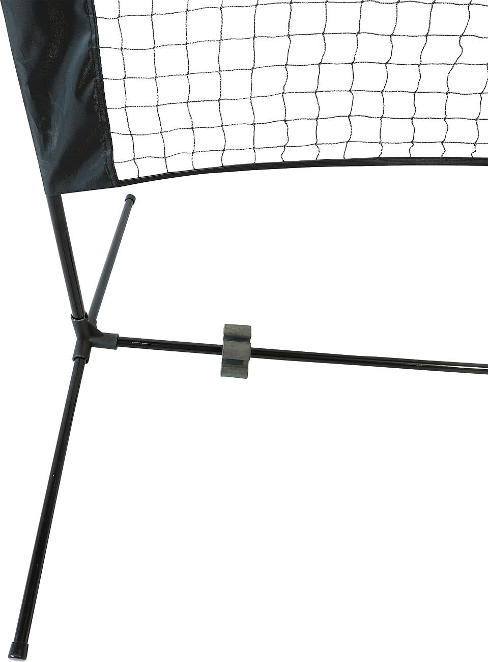 PEARL Sports Tennis-Volleyballnetze: 2er-Set Badminton- & Volleyballnetze mit Gestell, 3m, höhenverstellbar (Volleyball Nylonnetze, Volleyball-Trainingsnetze)