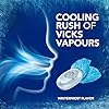 Vicks VapoCOOL Max Medicated Drops for Temporary Cough and Sore Throat Relief, Lozenges, Winterfrost Flavour, 40 Count