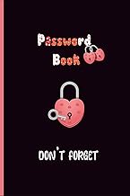 Password Book: A5 Password Log Book.Organise your Internet data (Websites - Usernames - Emails - Passwords) with alphabetical tabs.110 Pages. 09