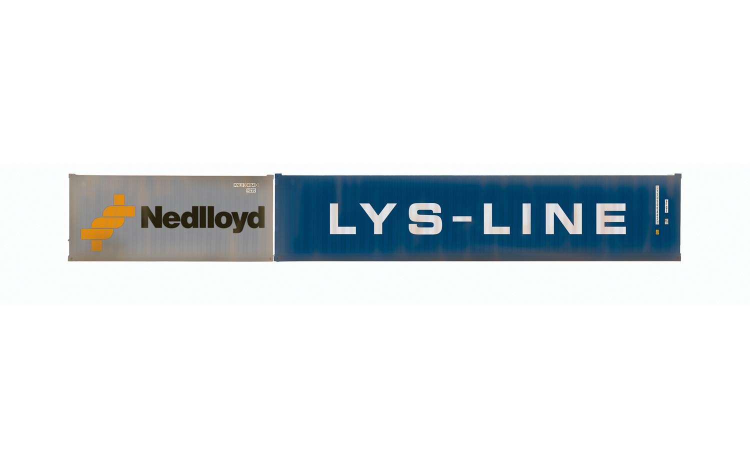 Hornby R60044 Container Twin Pack Nedlloyd/LYS-Line (1 x 40' & 1 x 20')