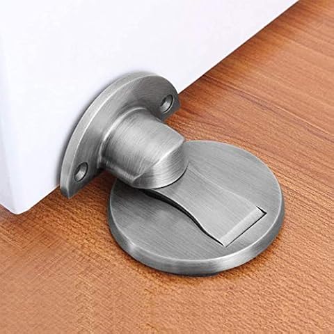 Magnetischer Türstopper, gebürstetes Satin-Nickel, Magnettürschnapper aus Metall Cover