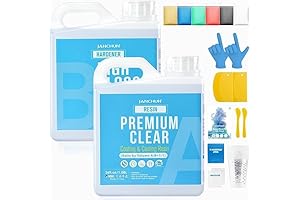 Crystal Clear Epoxy Resin Kit: Ideal for Mirror-Finish Epoxy Cup Tumblers