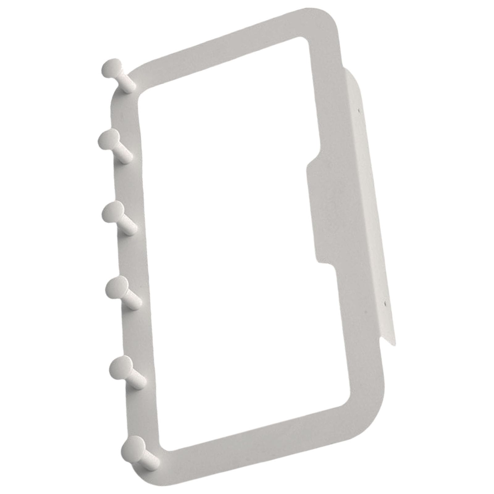 MICFENY Sturdy Over Door Hanger Adhesive Door Hooks for Clothes Towels and Hats with Six Link Design for Home Decoration