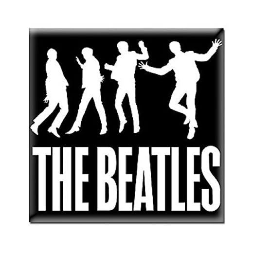 The Beatles Imán De Refrigerador Jump Band Logo Nuevo Oficial 76Mm X 76Mm