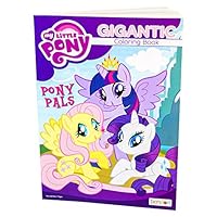My Little Pony Gigantic 192 Page Coloring Book for Girls B08BG75TQL Book Cover