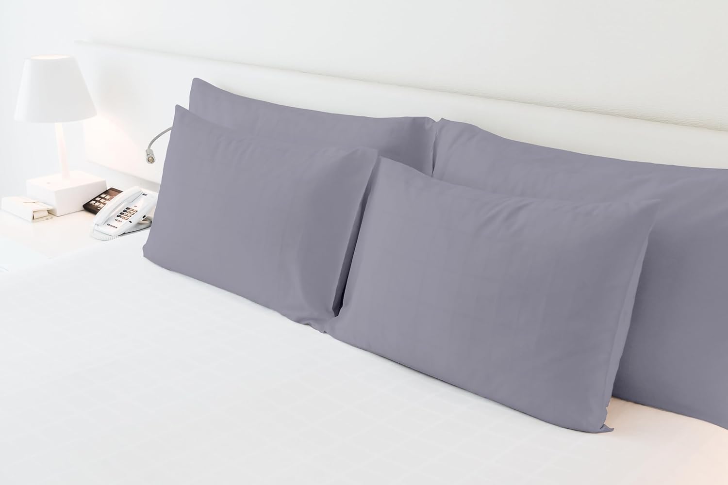 Comfort Beddings 2 Pack Pillowcases, 50x75cm Standard Pillow Covers, Premium Cotton-Polyester Blend - Image 3